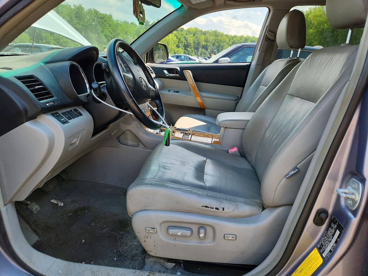 2008 Toyota Highlander Hybrid Limited Blue vin: JTEEW44A082008268