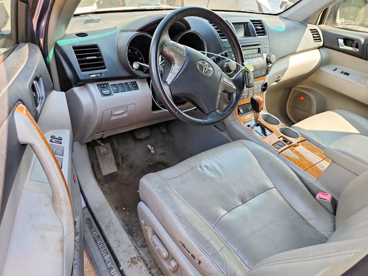 2008 Toyota Highlander Hybrid Limited Blue vin: JTEEW44A082008268