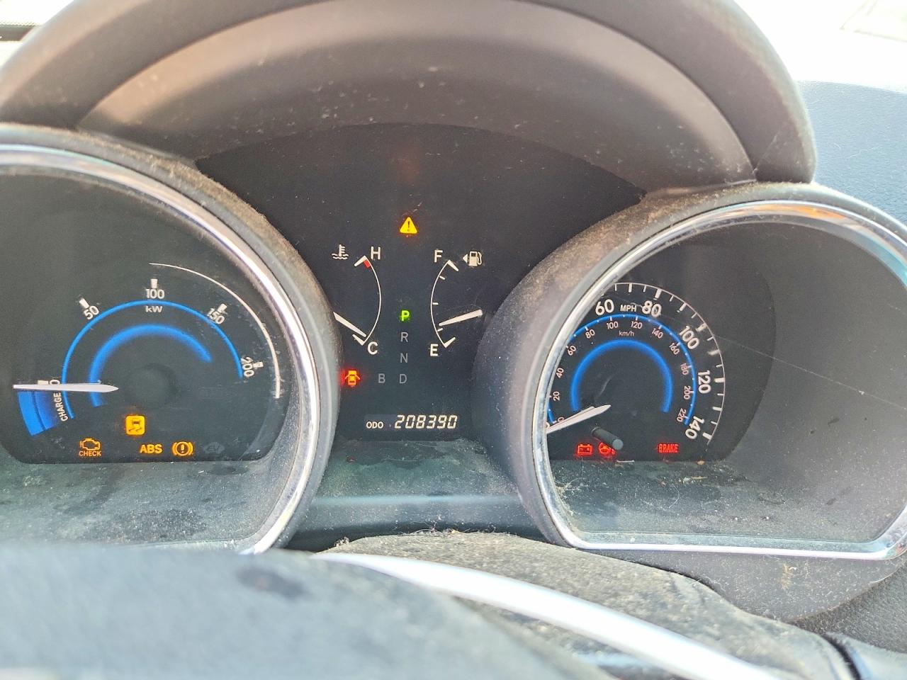 2008 Toyota Highlander Hybrid Limited Blue vin: JTEEW44A082008268