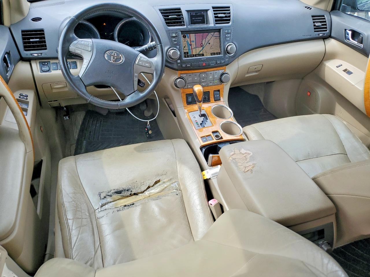 2009 Toyota Highlander Hybrid Limited Черный vin: JTEEW44A092027677
