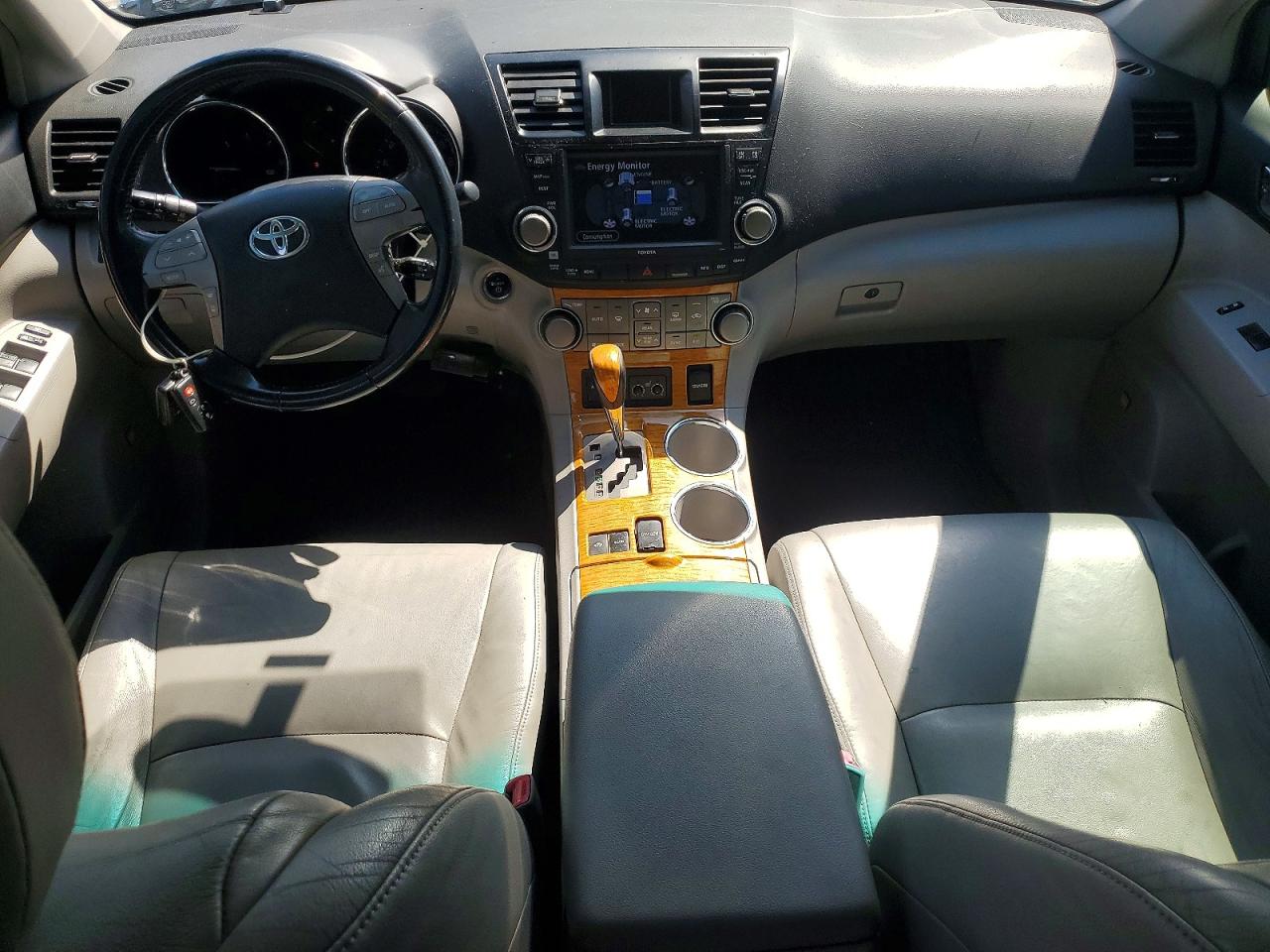 2008 Toyota Highlander Hybrid Limited Blue vin: JTEEW44A182017206
