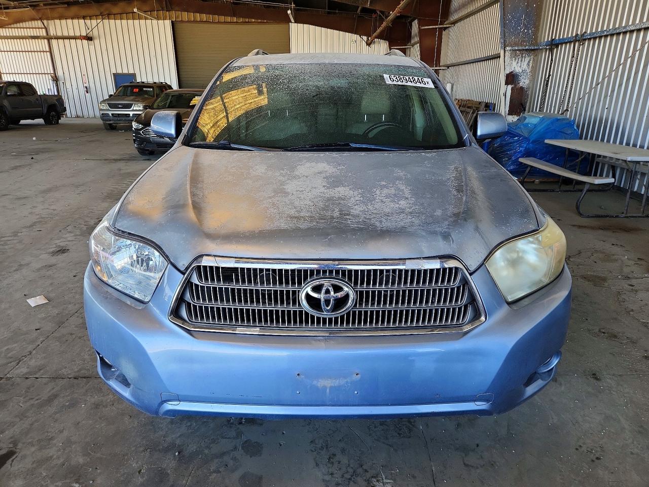 2008 Toyota Highlander Hybrid Limited Silver vin: JTEEW44A182024902