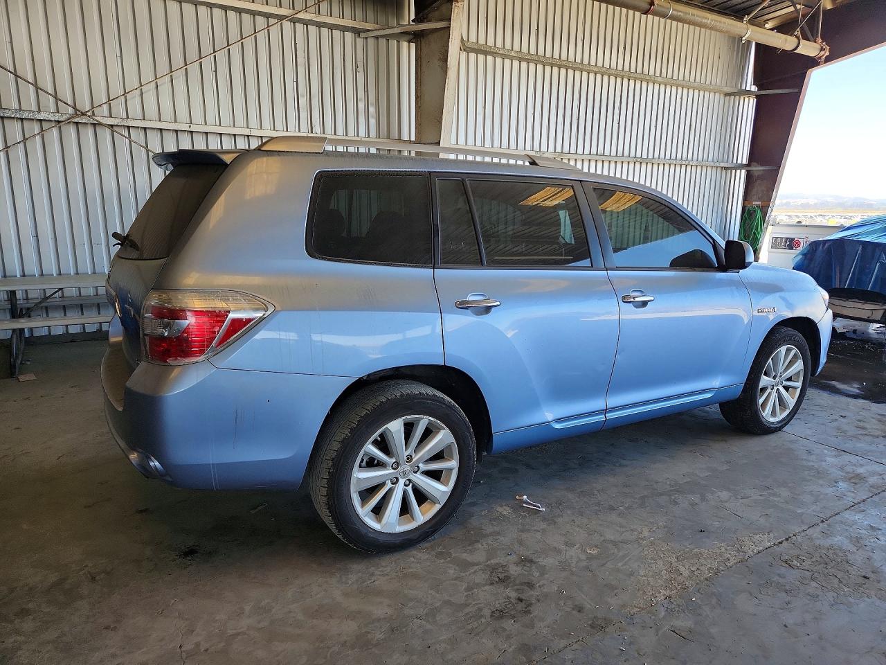 2008 Toyota Highlander Hybrid Limited Silver vin: JTEEW44A182024902