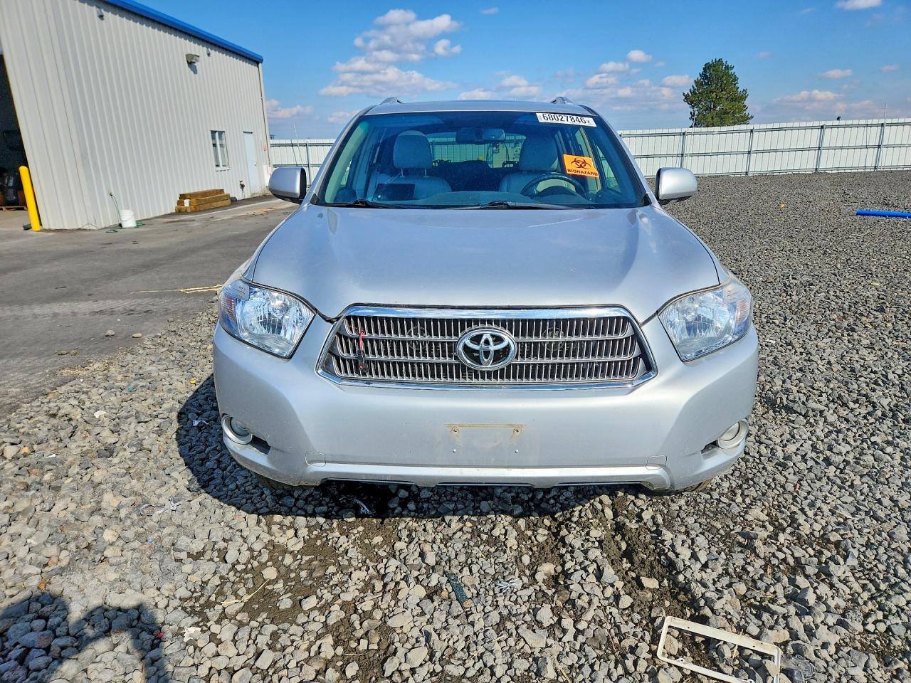 2008 Toyota Highlander Hybrid Limited Silver vin: JTEEW44A282006019