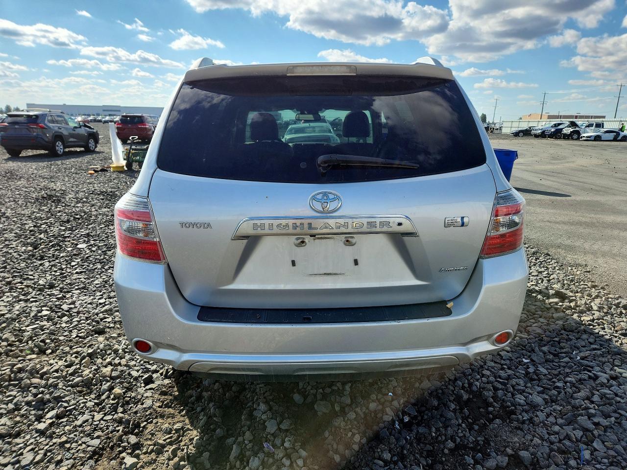 2008 Toyota Highlander Hybrid Limited Silver vin: JTEEW44A282006019