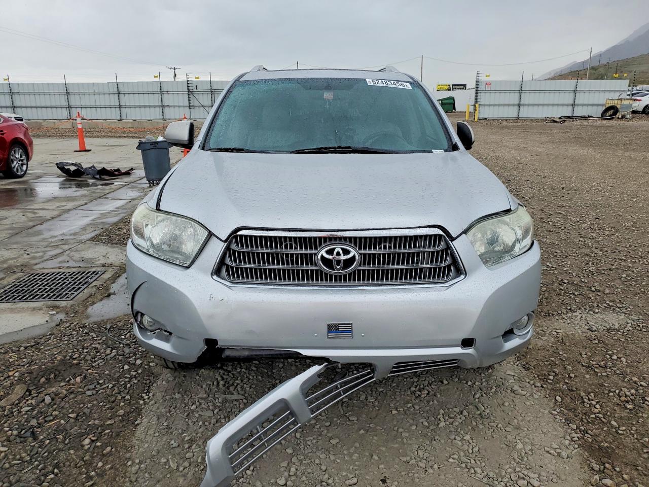2008 Toyota Highlander Hybrid Limited Silver vin: JTEEW44A282009440