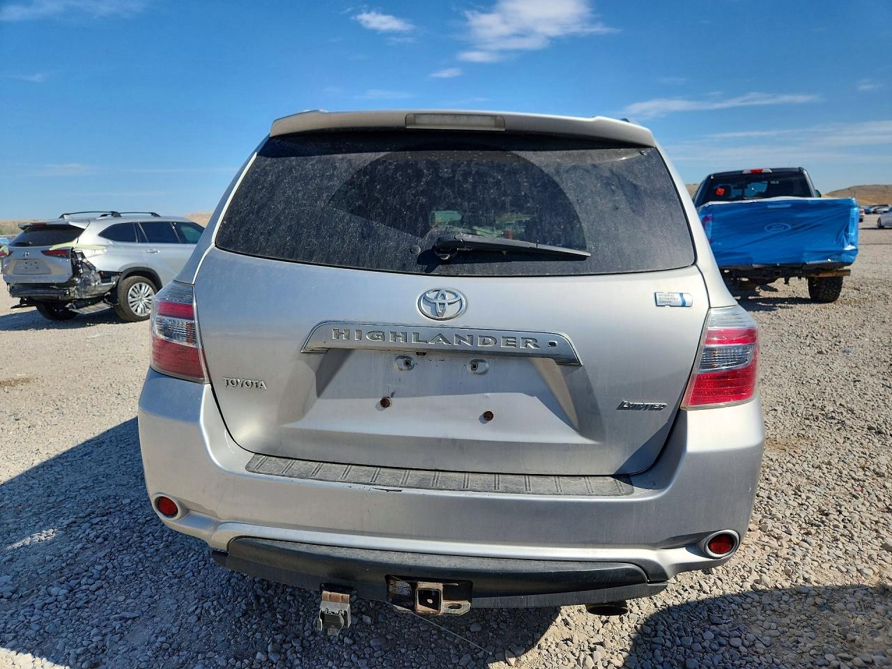 2008 Toyota Highlander Silver vin: JTEEW44A282009535
