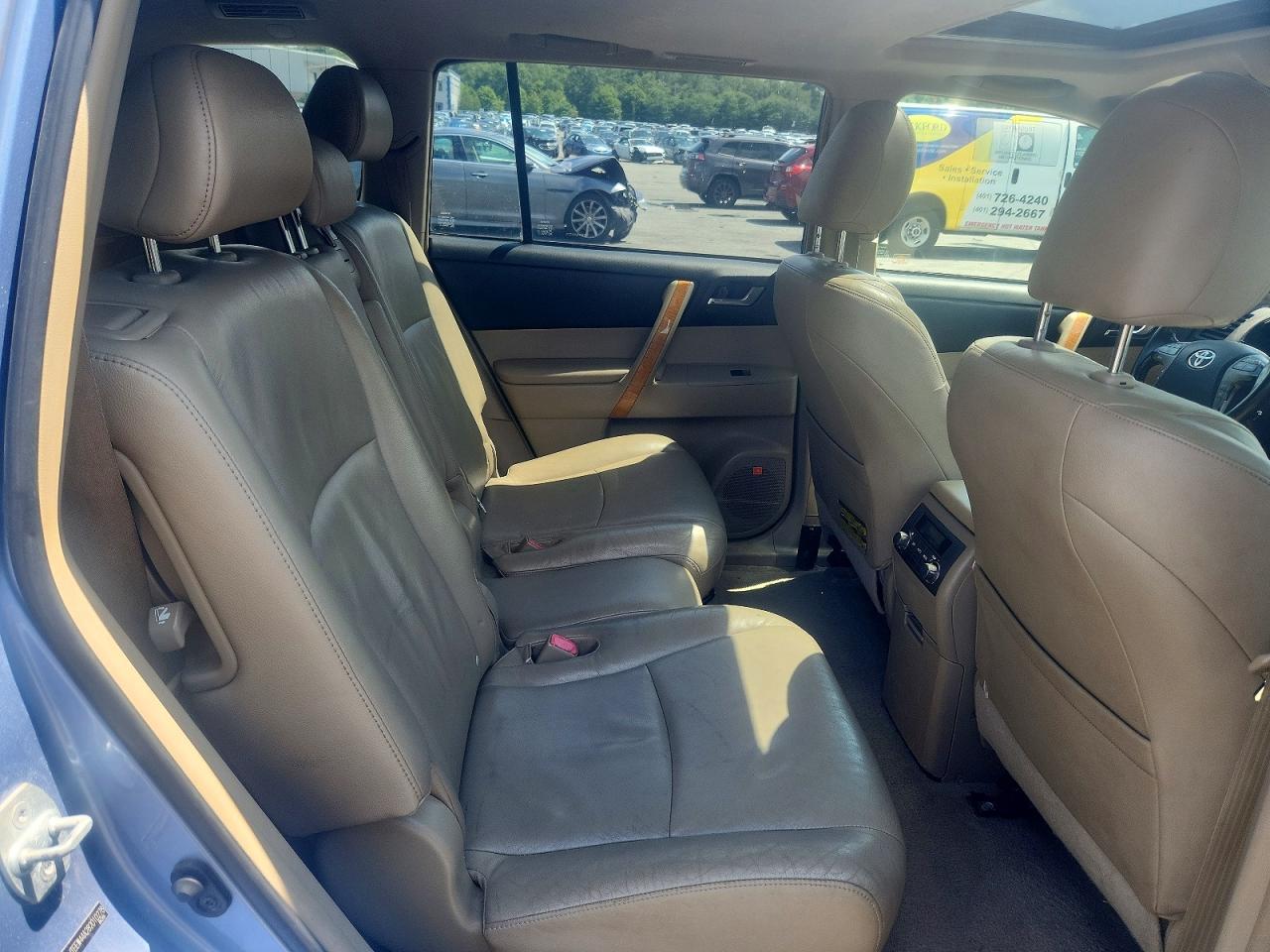 2008 Toyota Highlander Hybrid Limited Синий vin: JTEEW44A282010278
