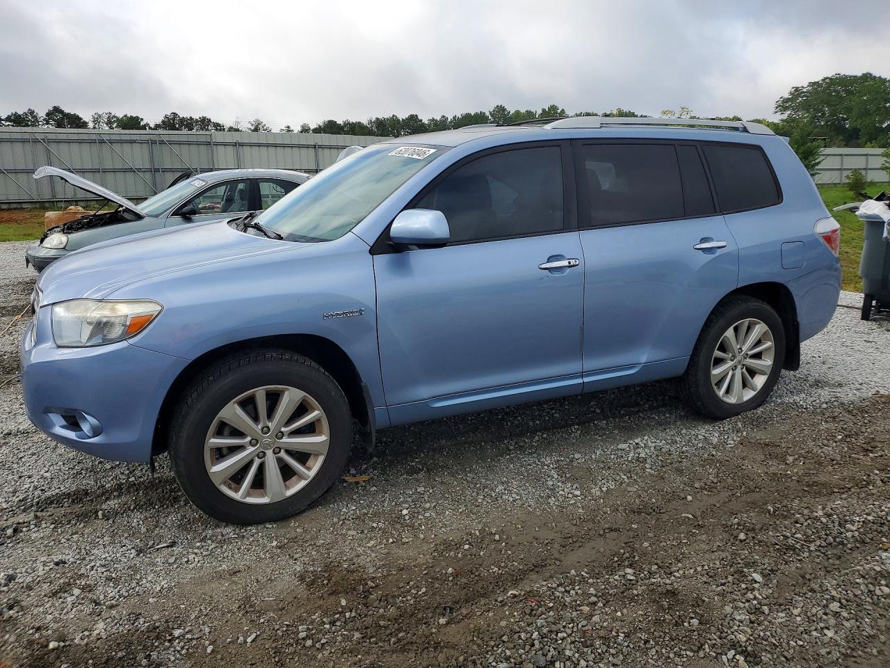 2008 Toyota Highlander Hybrid Limited Blue vin: JTEEW44A282025606