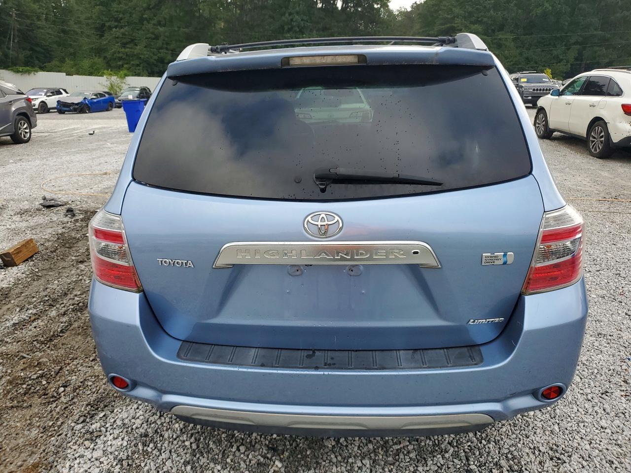 2008 Toyota Highlander Hybrid Limited Blue vin: JTEEW44A282025606