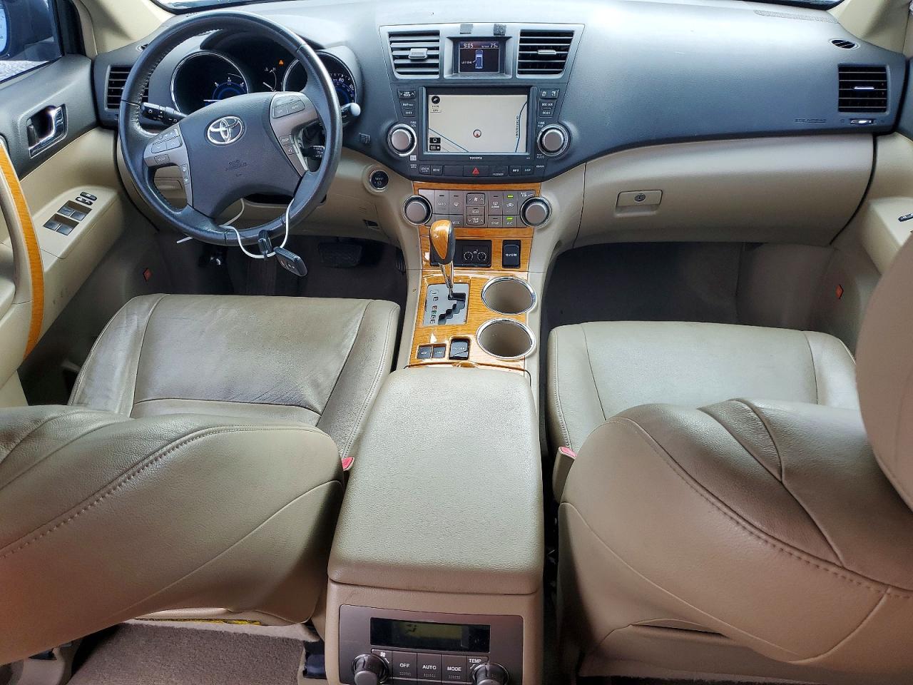 2008 Toyota Highlander Hybrid Limited Blue vin: JTEEW44A282025606