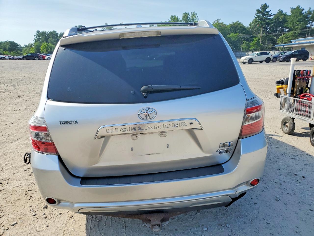 2009 Toyota Highlander Base Серый vin: JTEEW44A292033934