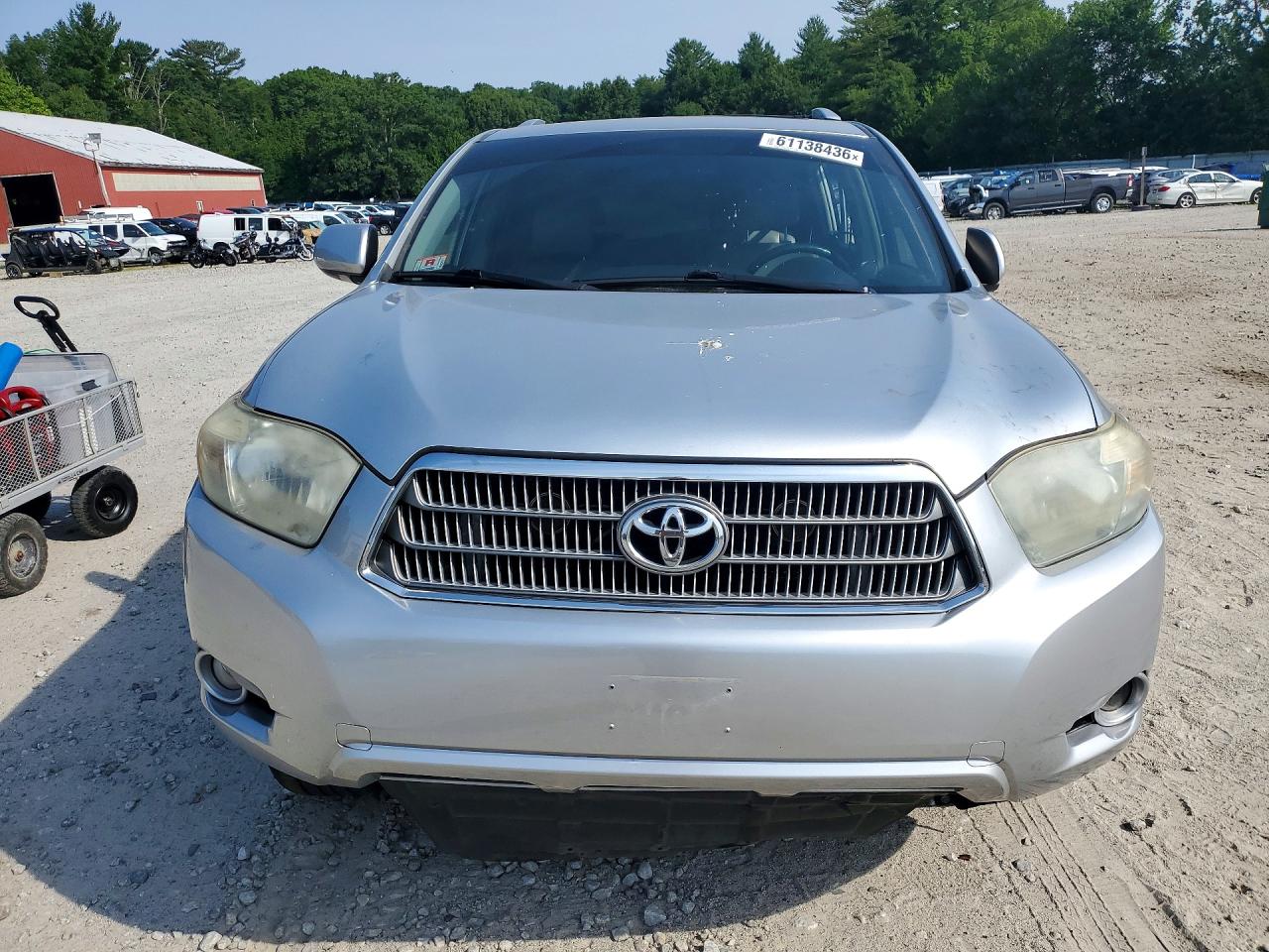 2009 Toyota Highlander Base Серый vin: JTEEW44A292033934