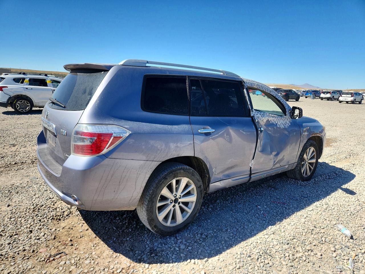2008 Toyota Highlander Hybrid Limited Gray vin: JTEEW44A382003159