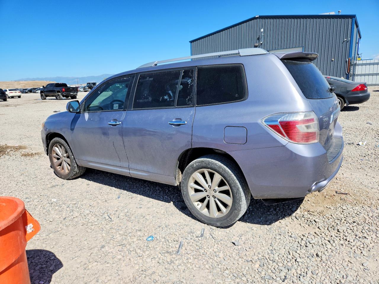 2008 Toyota Highlander Hybrid Limited Gray vin: JTEEW44A382003159