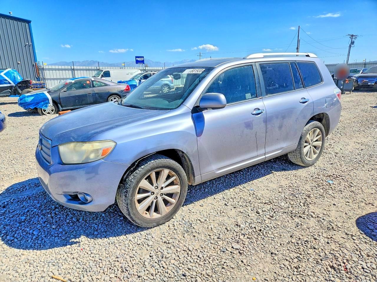2008 Toyota Highlander Hybrid Limited Gray vin: JTEEW44A382003159