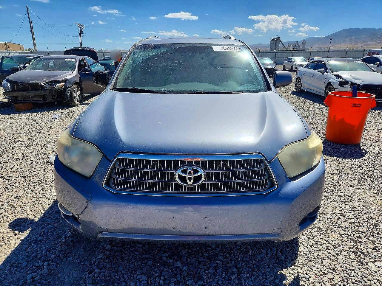 2008 Toyota Highlander Hybrid Limited Gray vin: JTEEW44A382003159