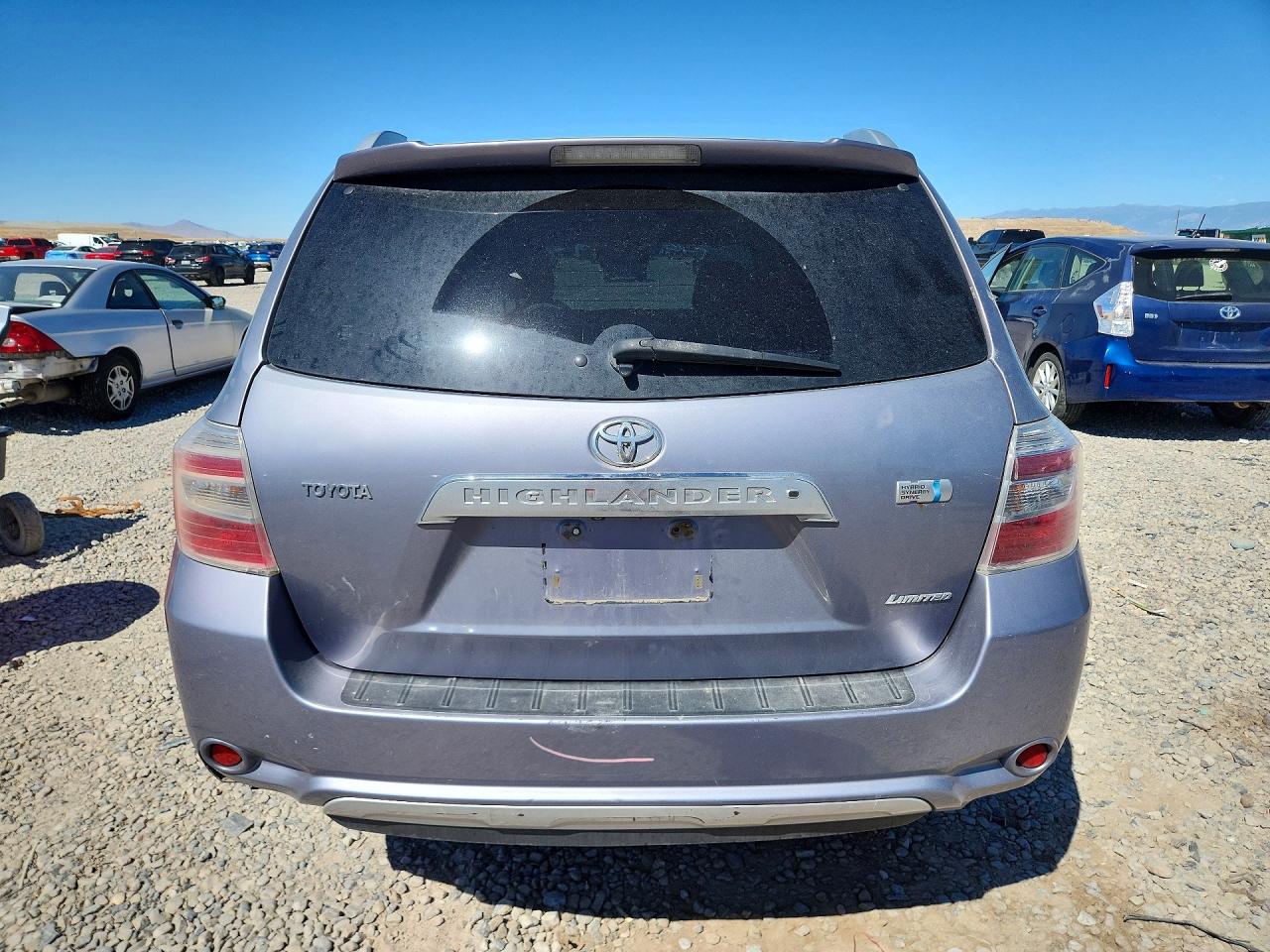 2008 Toyota Highlander Hybrid Limited Gray vin: JTEEW44A382003159