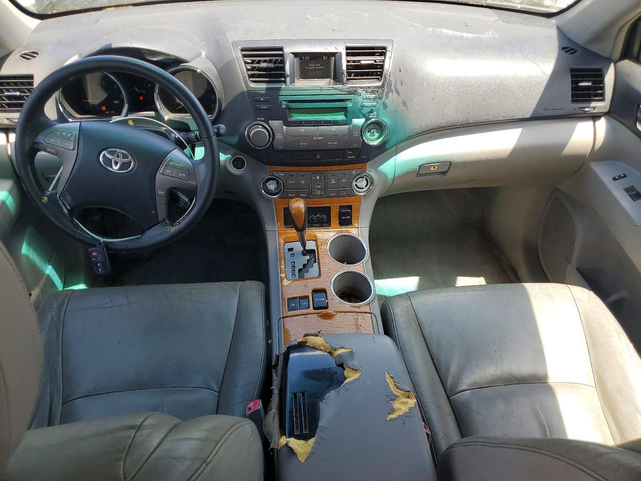 2008 Toyota Highlander Hybrid Limited Черный vin: JTEEW44A382009673