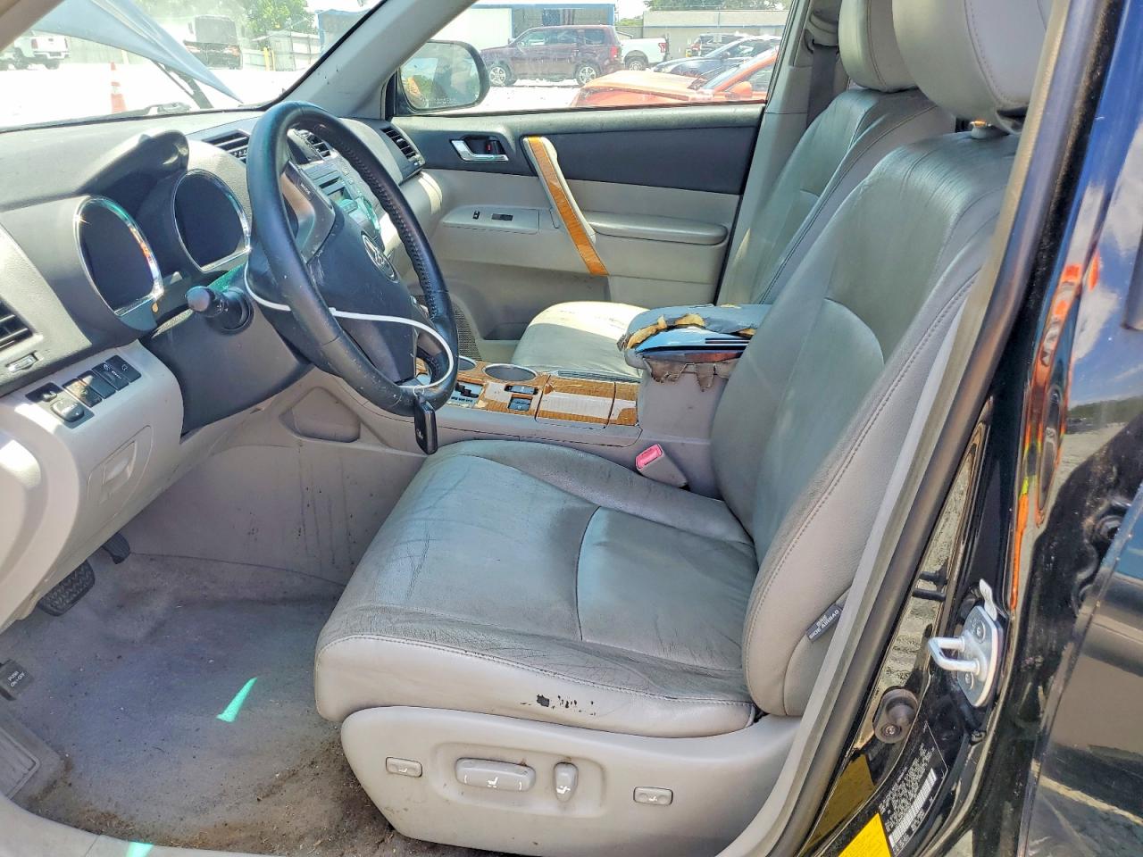 2008 Toyota Highlander Hybrid Limited Черный vin: JTEEW44A382009673