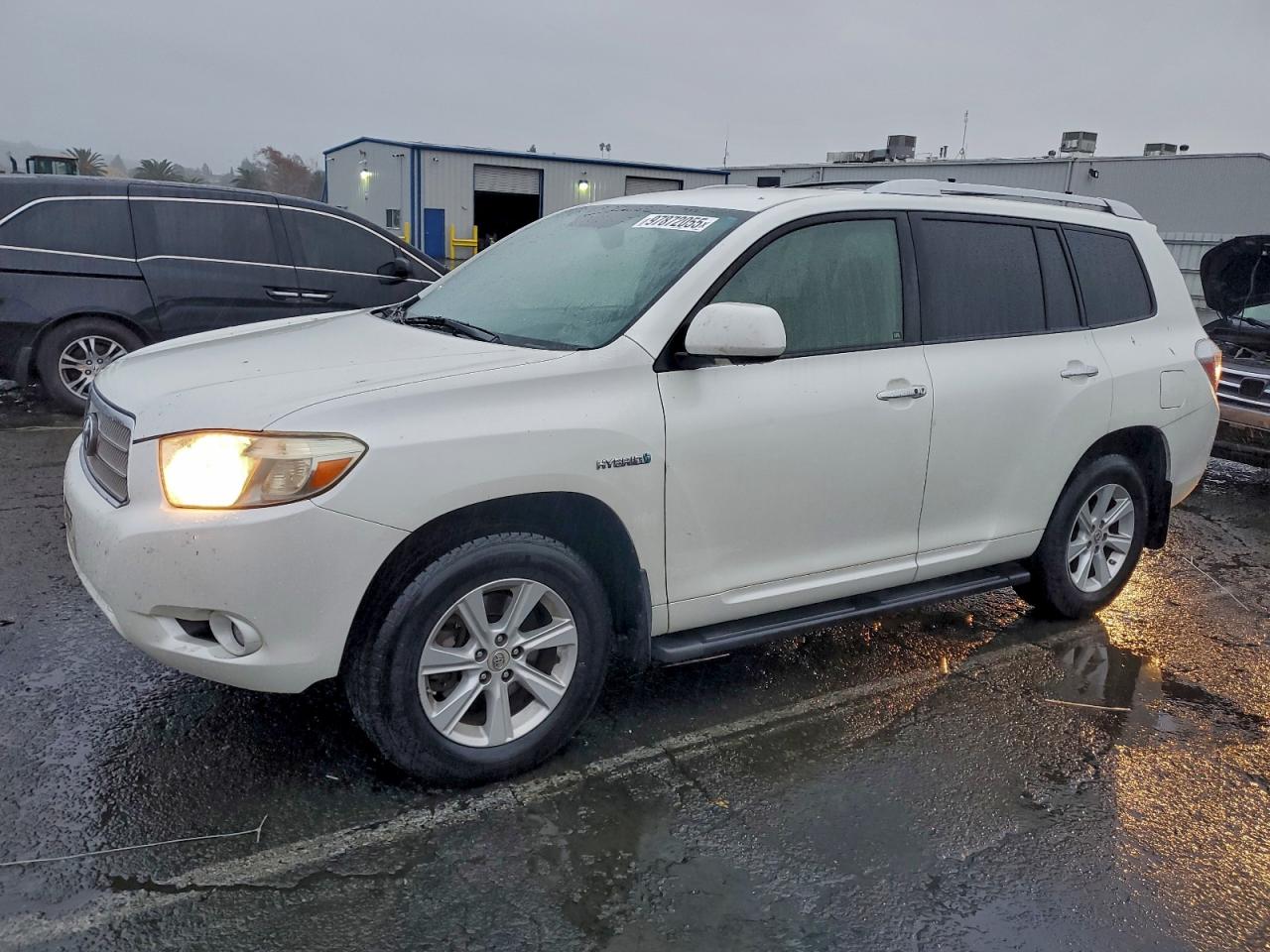 2008 Toyota Highlander Hybrid Limited Белый vin: JTEEW44A482005437