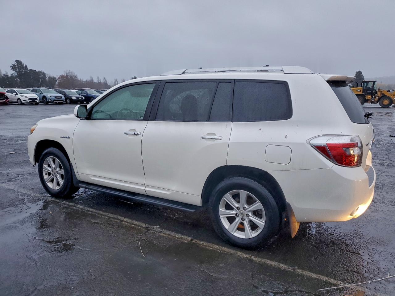 2008 Toyota Highlander Hybrid Limited Белый vin: JTEEW44A482005437