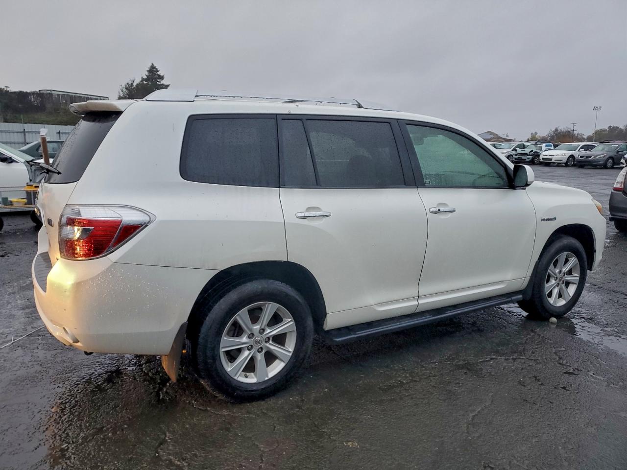 2008 Toyota Highlander Hybrid Limited Белый vin: JTEEW44A482005437