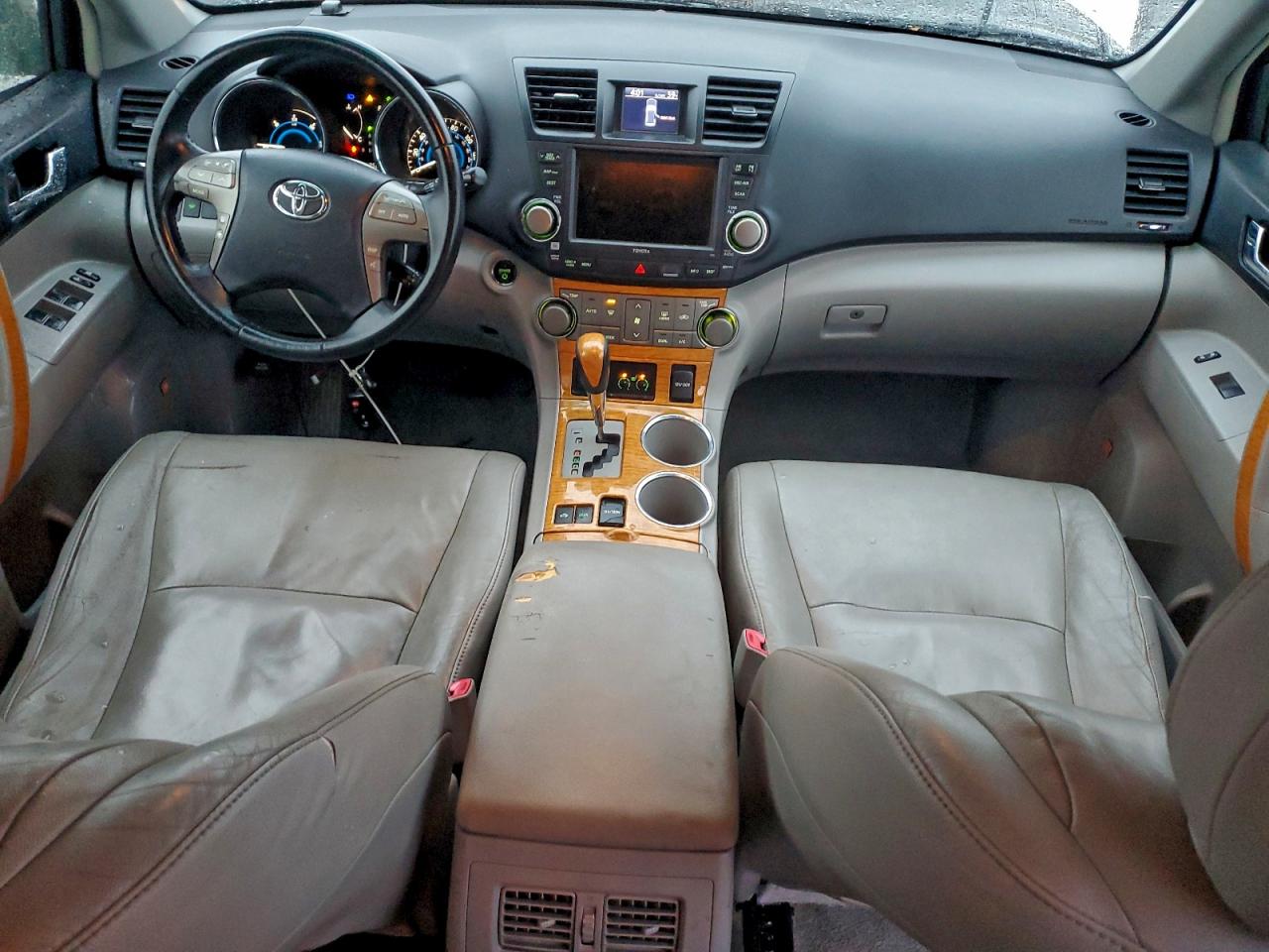 2008 Toyota Highlander Hybrid Limited Белый vin: JTEEW44A482005437