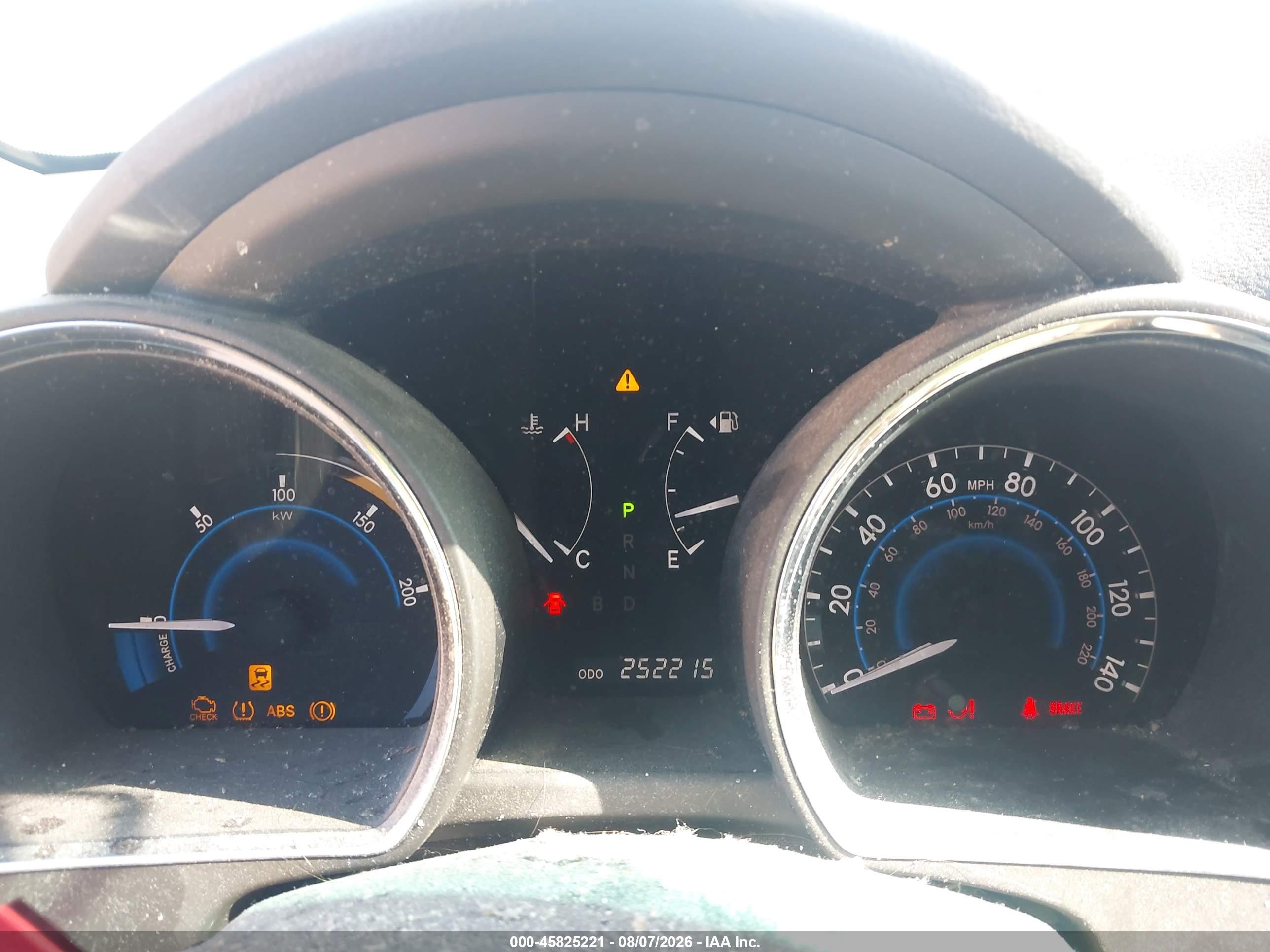 2008 Toyota Highlander Hybrid Limited Light Blue vin: JTEEW44A482009228