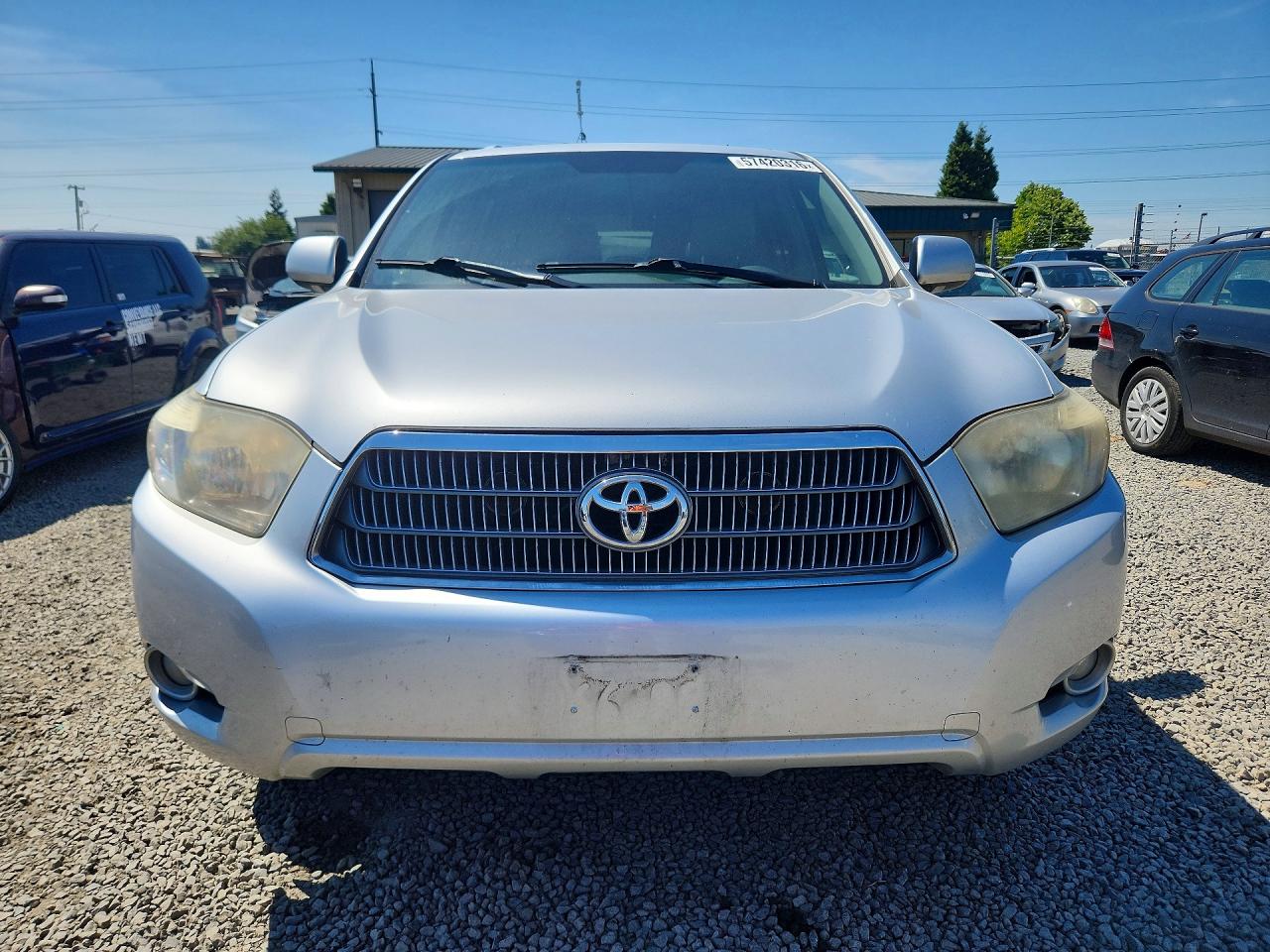 2008 Toyota Highlander Hybrid Limited Silver vin: JTEEW44A482013618