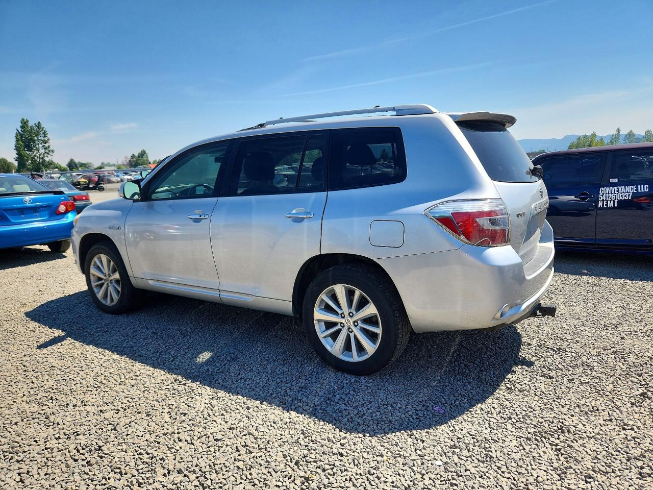 2008 Toyota Highlander Hybrid Limited Silver vin: JTEEW44A482013618