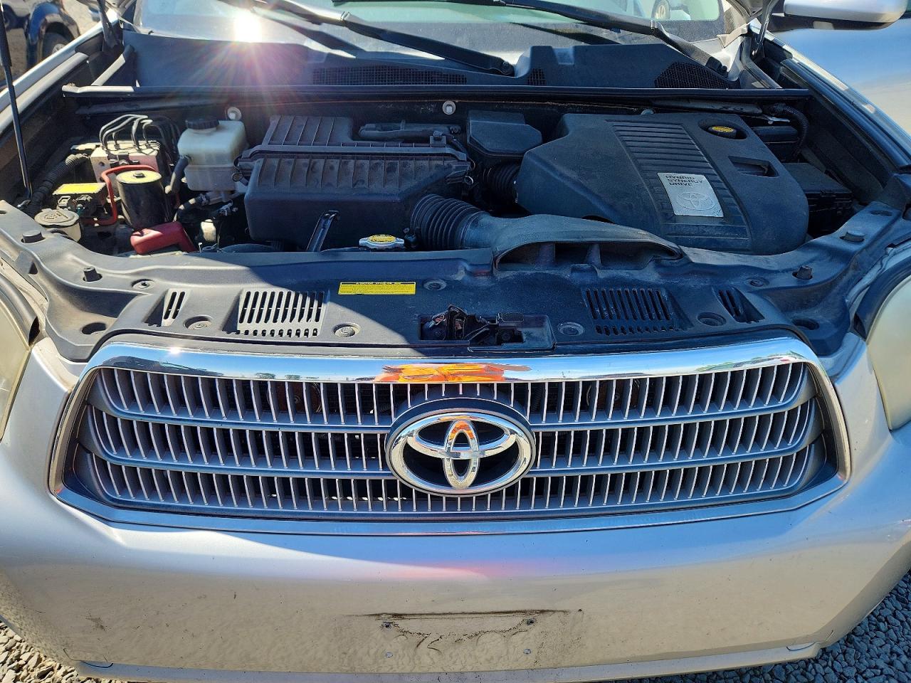 2008 Toyota Highlander Hybrid Limited Silver vin: JTEEW44A482013618
