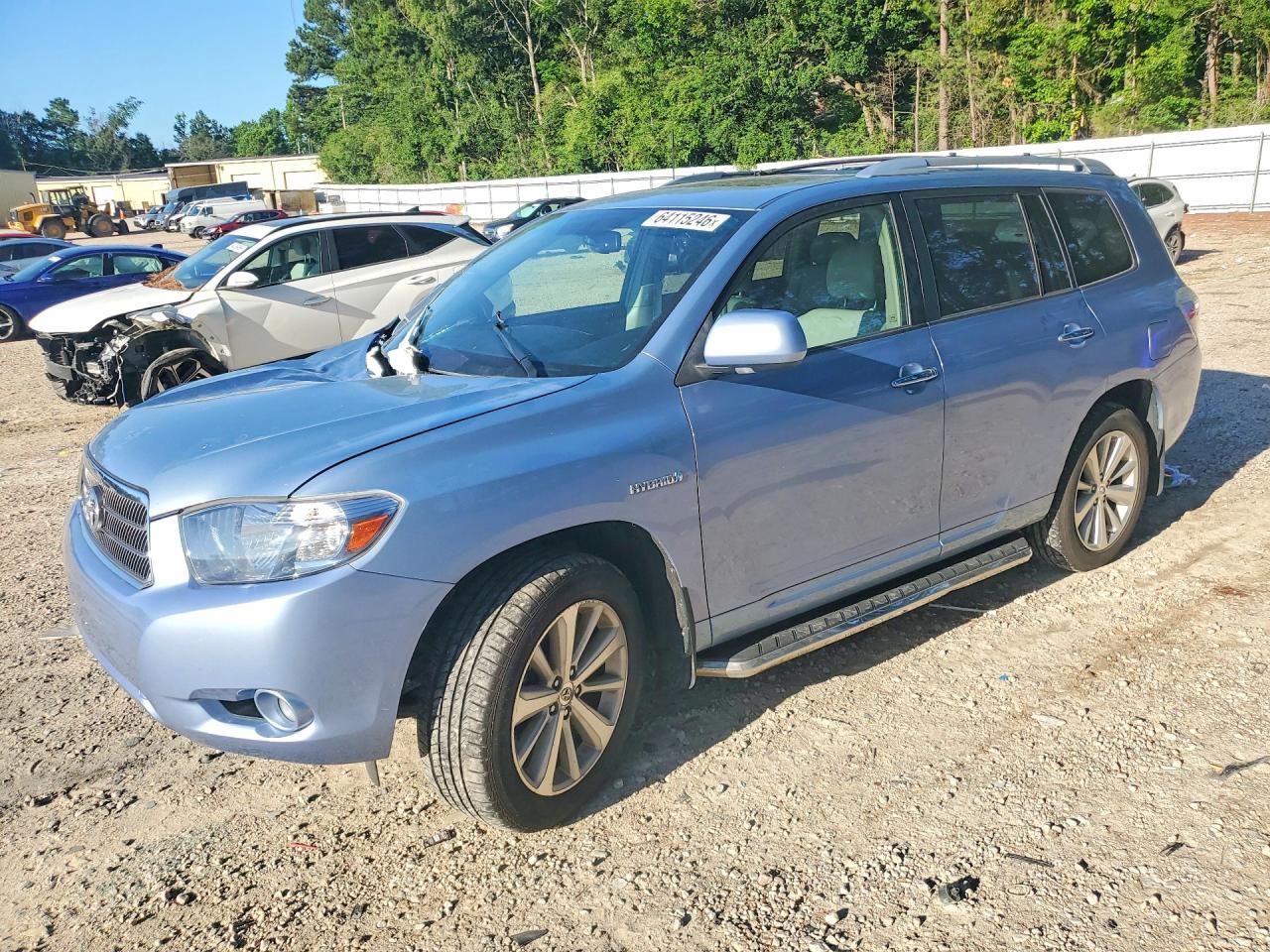 2009 Toyota Highlander Hybrid Limited Синий vin: JTEEW44A492031747