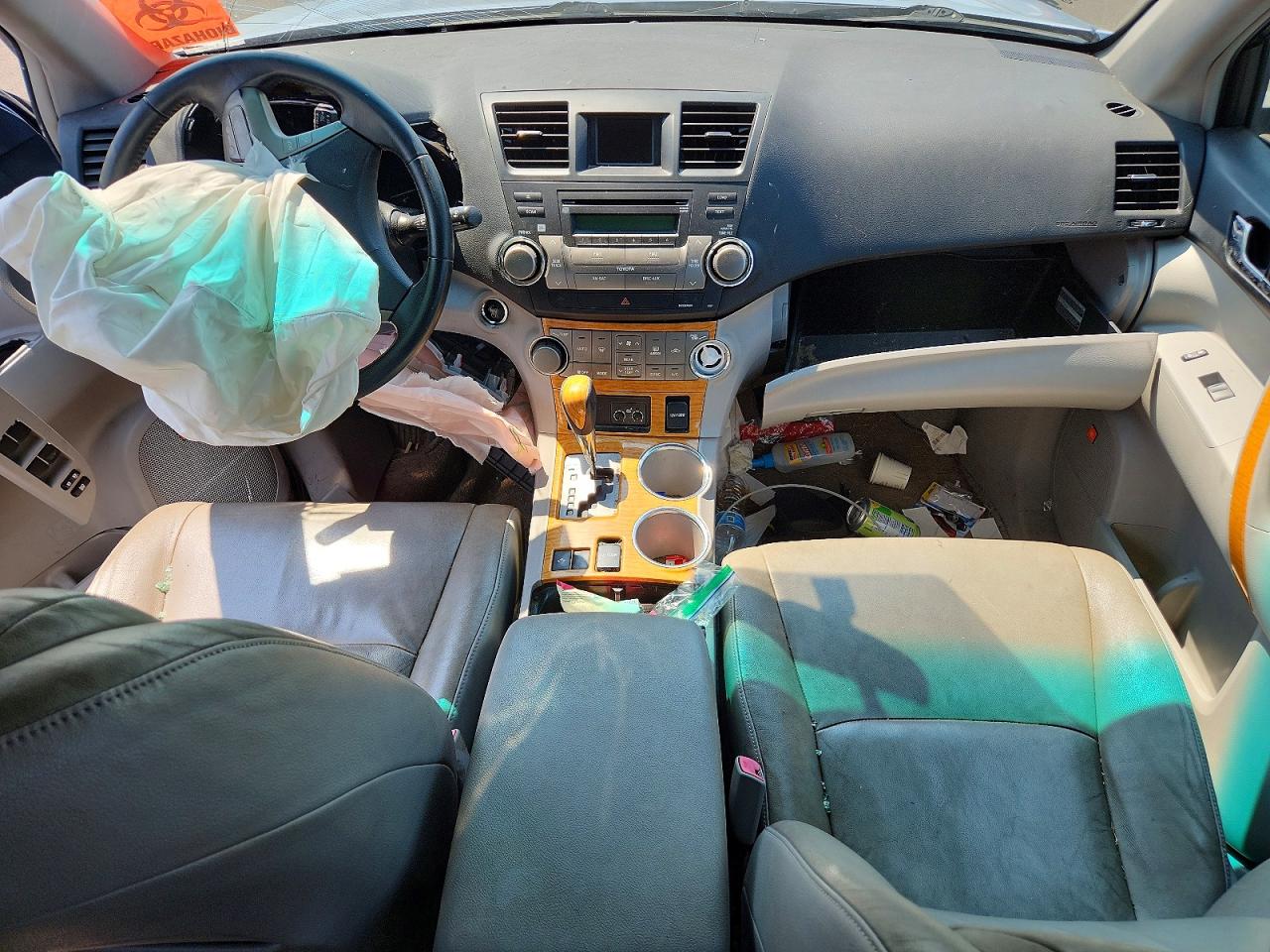 2008 Toyota Highlander Hybrid Limited Синий vin: JTEEW44A582007178
