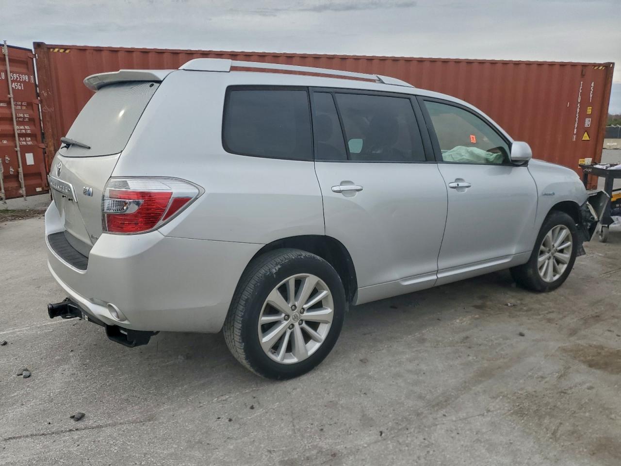 2008 Toyota Highlander Hybrid Limited Silver vin: JTEEW44A682018769