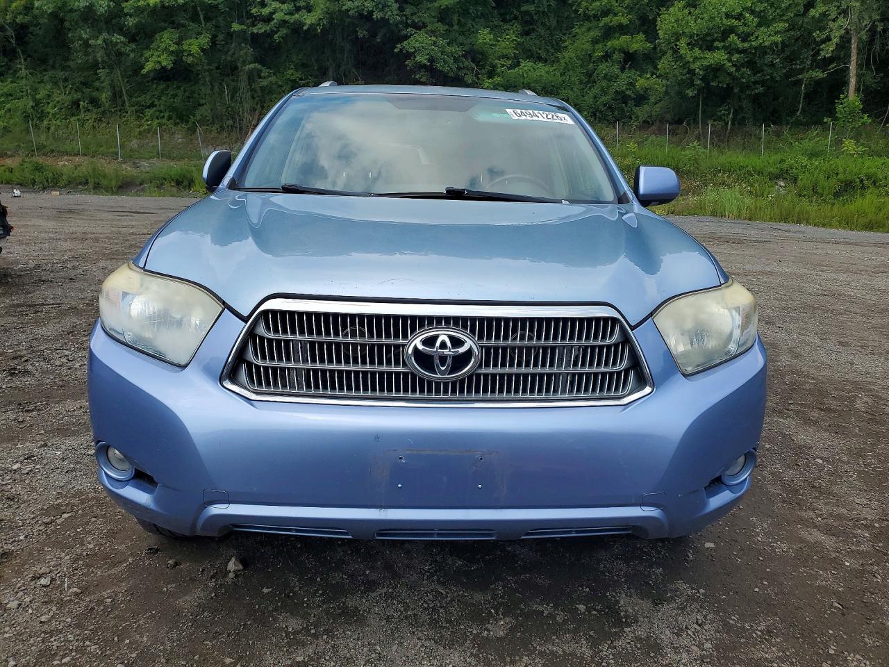 2008 Toyota Highlander Hybrid Limited Blue vin: JTEEW44A782005691