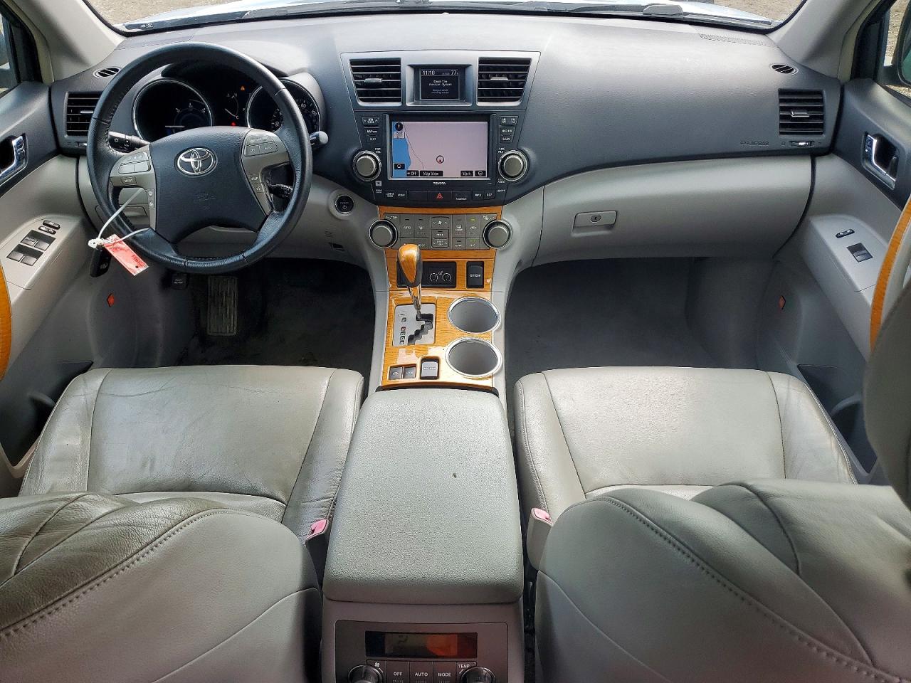 2008 Toyota Highlander Hybrid Limited Blue vin: JTEEW44A782005691