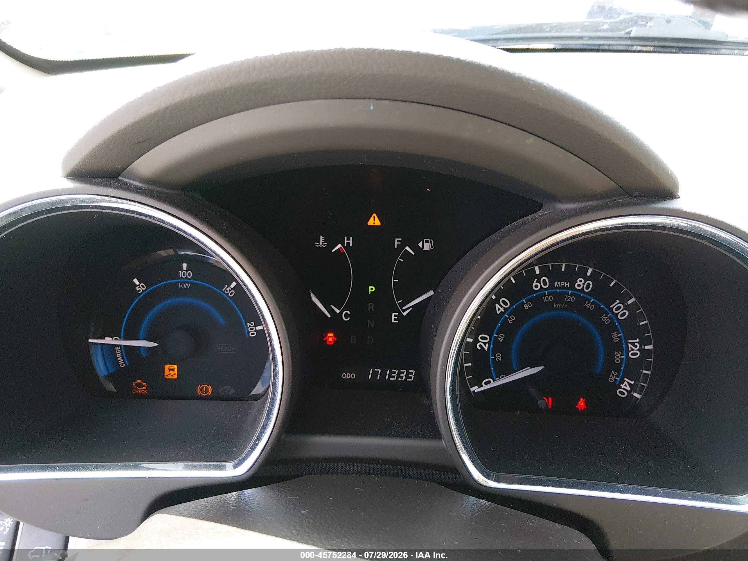 2008 Toyota Highlander Hybrid Limited Light Blue vin: JTEEW44A782012284
