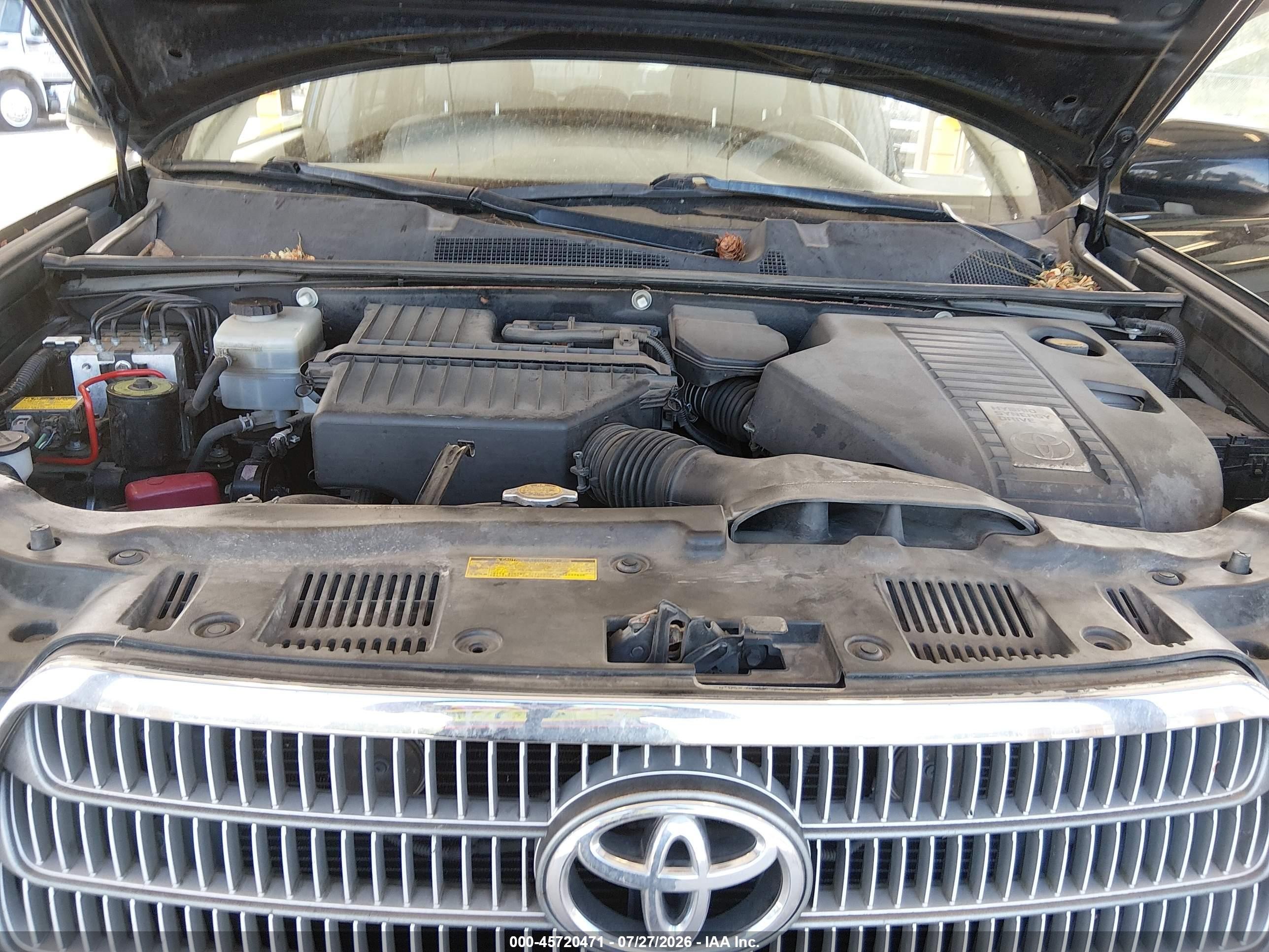 2008 Toyota Highlander Hybrid Limited Черный vin: JTEEW44A782014939