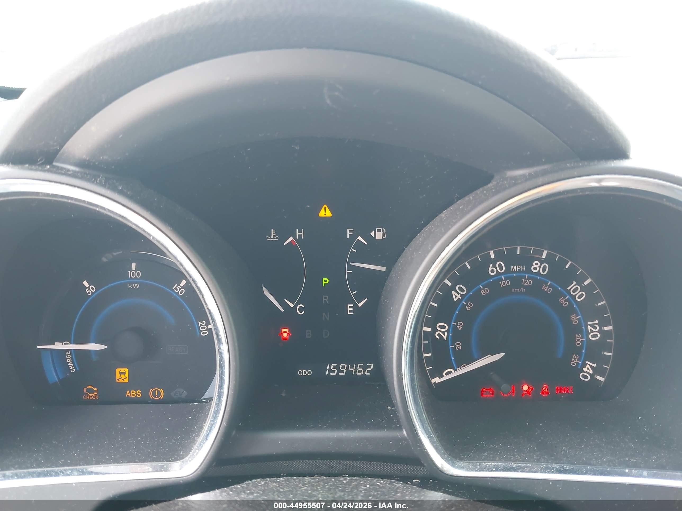 2008 Toyota Highlander Hybrid Limited Черный vin: JTEEW44A782016416