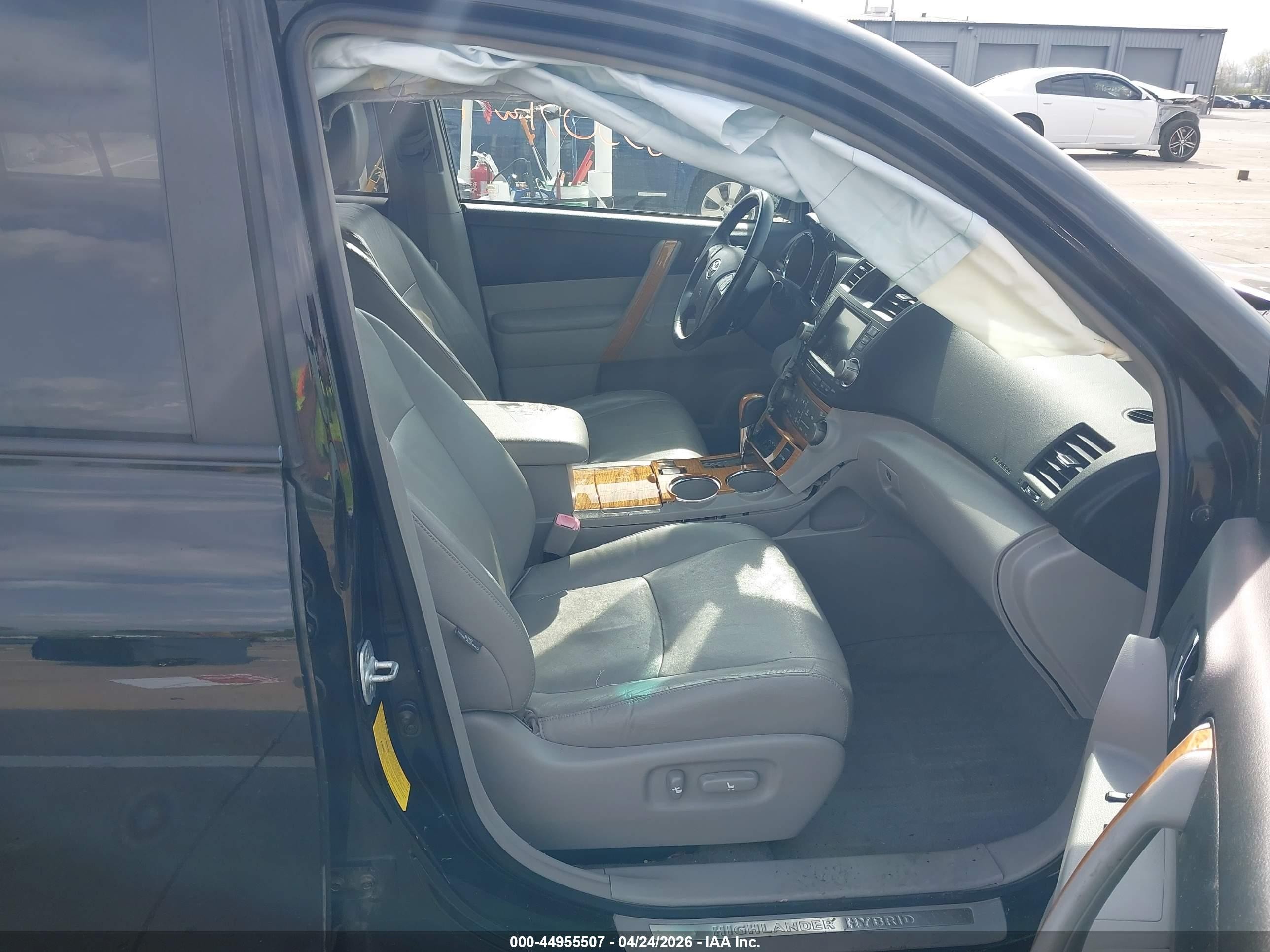2008 Toyota Highlander Hybrid Limited Черный vin: JTEEW44A782016416