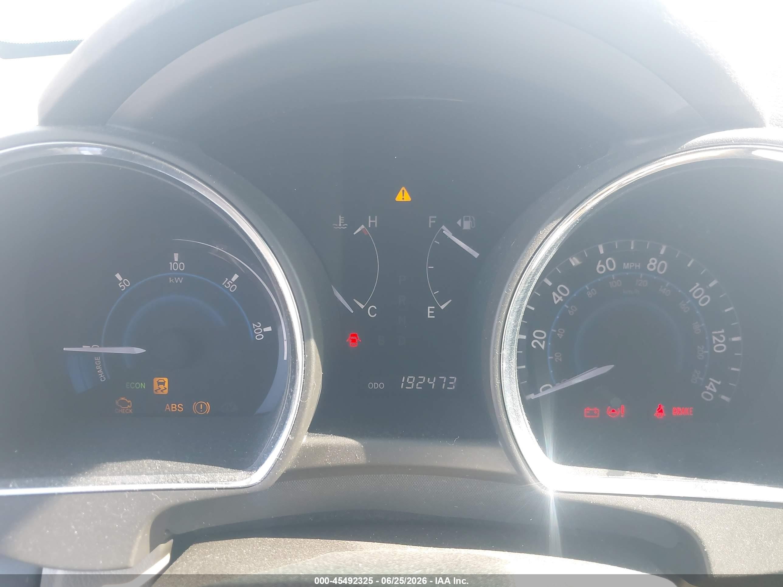 2008 Toyota Highlander Hybrid Limited Light Blue vin: JTEEW44A782019221