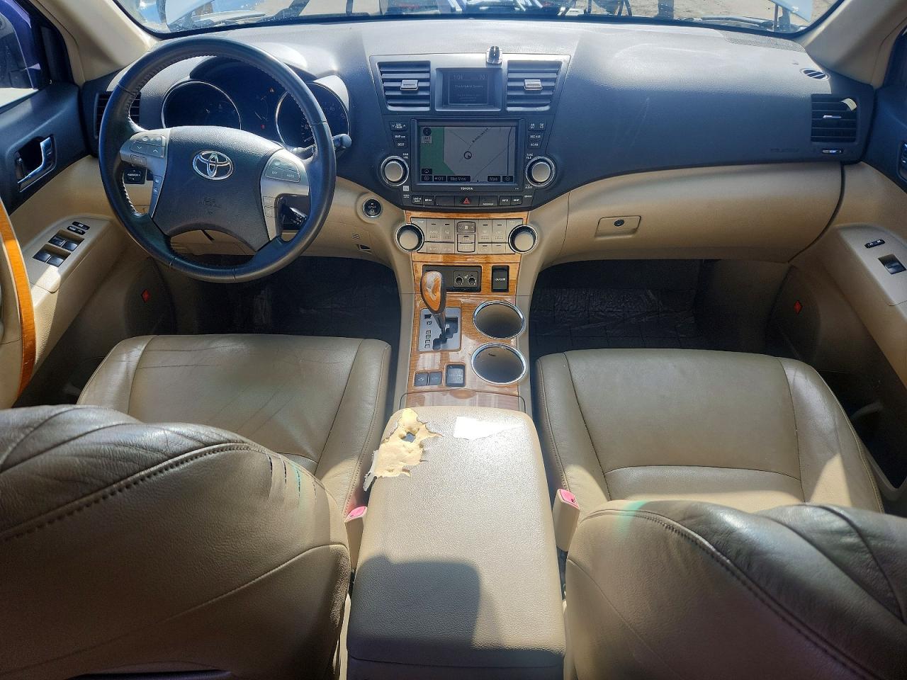 2009 Toyota Highlander Hybrid Limited White vin: JTEEW44A792027112