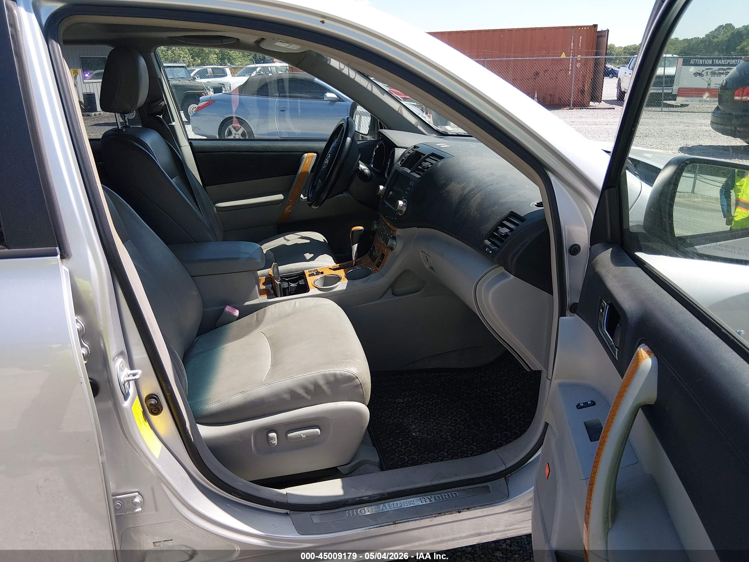 2009 Toyota Highlander Hybrid Limited Silver vin: JTEEW44A792035260