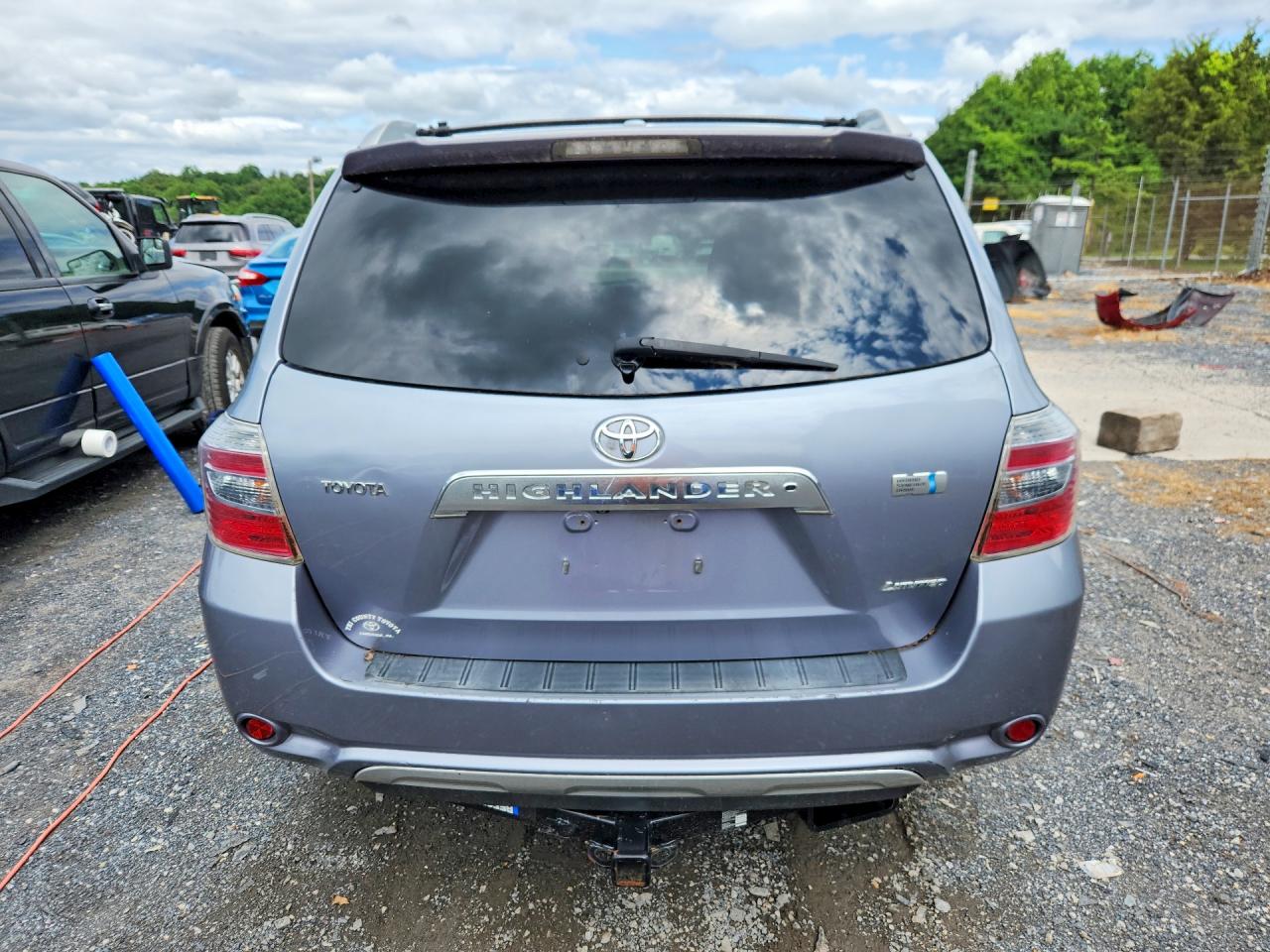 2009 Toyota Highlander Hybrid Limited Gray vin: JTEEW44A792036618