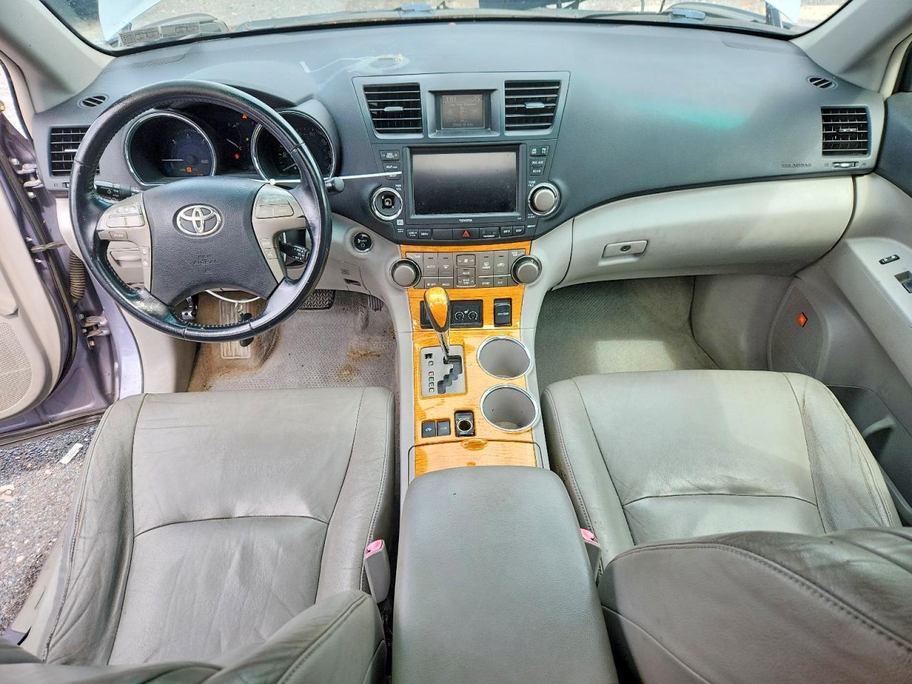 2009 Toyota Highlander Hybrid Limited Gray vin: JTEEW44A792036618