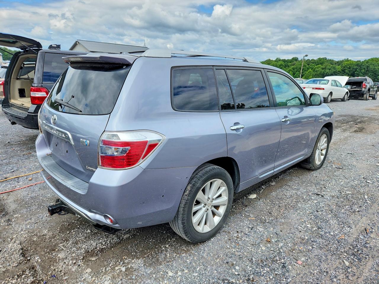 2009 Toyota Highlander Hybrid Limited Gray vin: JTEEW44A792036618