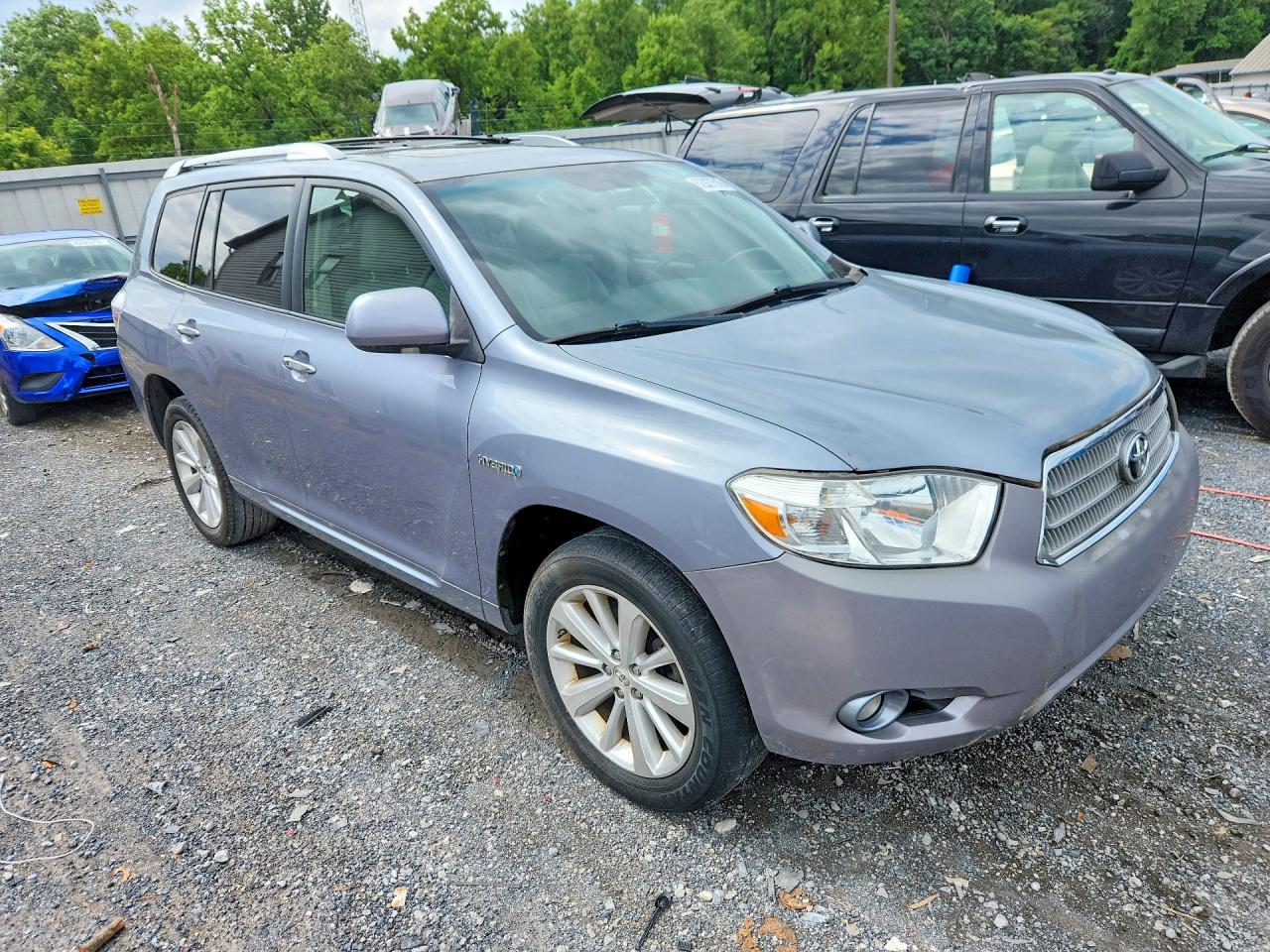 2009 Toyota Highlander Hybrid Limited Gray vin: JTEEW44A792036618