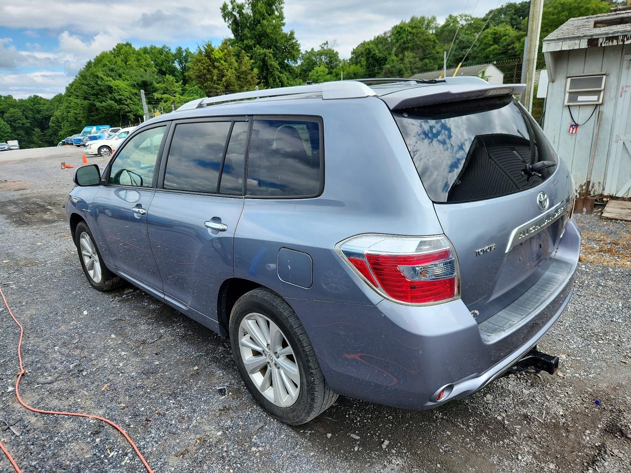 2009 Toyota Highlander Hybrid Limited Gray vin: JTEEW44A792036618