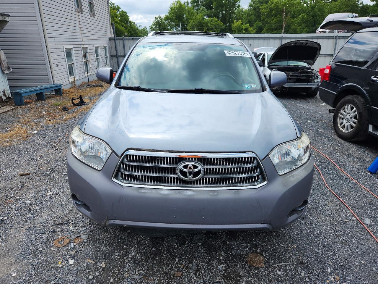 2009 Toyota Highlander Hybrid Limited Gray vin: JTEEW44A792036618